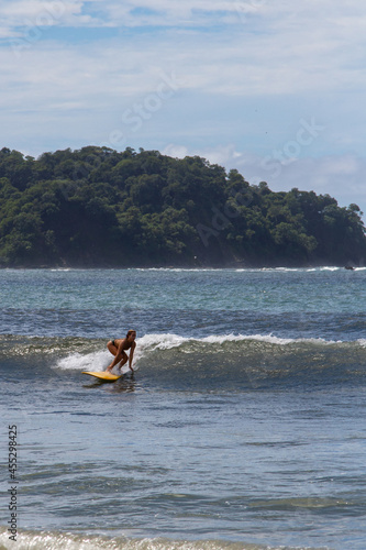 Surfing in Samara, Costa Rica
