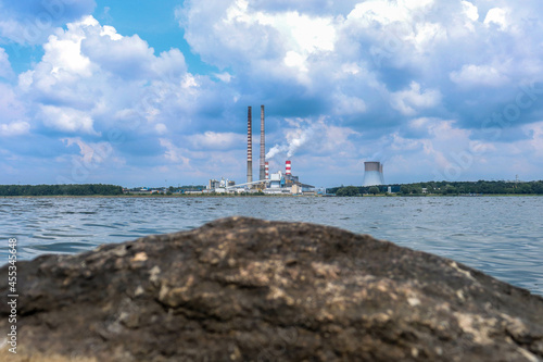power plant at the Rybnik lake