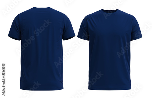 3D HQ Rendered T-shirt. With detailed and Texture. Color [ DARK ROYAL ]