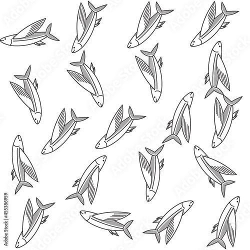 Flying Fish Pattern Design