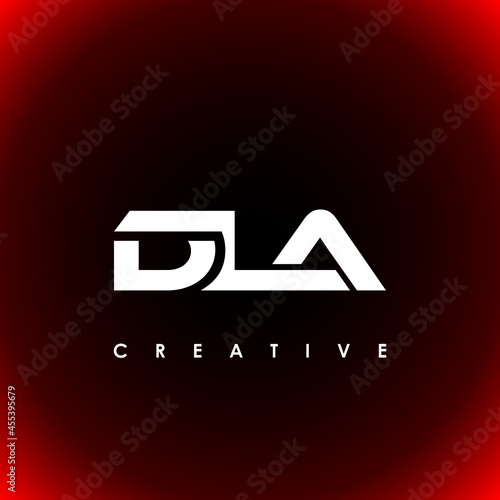 DLA Letter Initial Logo Design Template Vector Illustration
