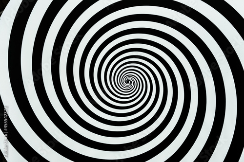 Hypnosis visualisation conept endless spiral