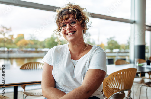 Portrait of a confident woman in office