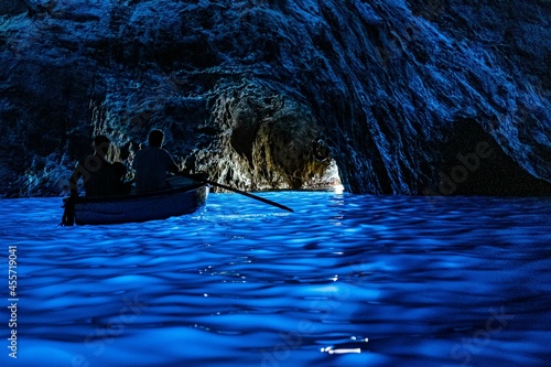 La famosa Grotta Azzurra a Capri