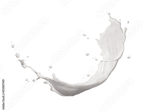milk splashing