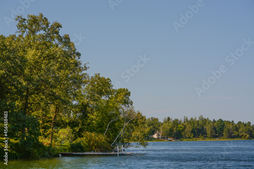 A view of Straight Lake in Park Rapids, Becker County, Minnesota