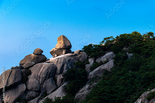 Rest between rocks-Bukhansan national park, Soeul, Korea