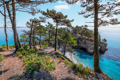 Crozon peninsula in Brittany, France