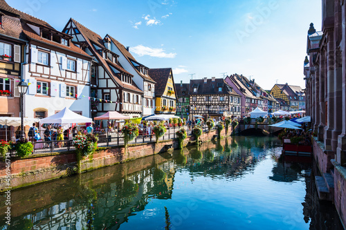 Historische Altstadt von Colmar im Elsaß - Frankreich