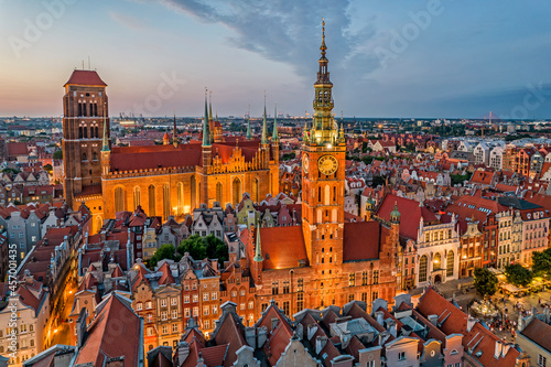Old town of Gdańsk, Poland. 