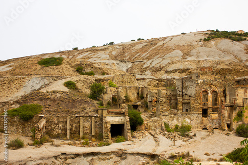 Lord Brassey Washing Plant at abndoned mine in Arbus, Sardinia