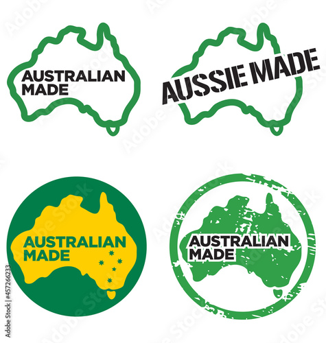 australian made in australia logos