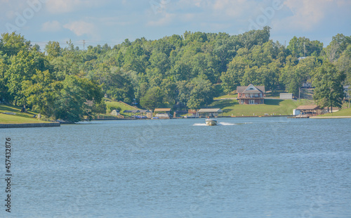Beautiful water reservoir of Williamstown Lake in Williamstown, Grant County, Kentucky