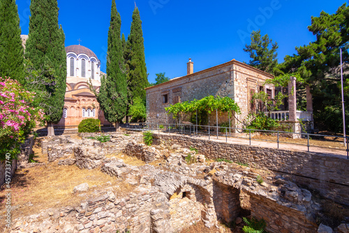 The monastery of Nea Moni in Chios island, Greece