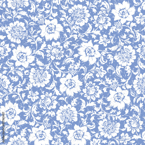 Abstract and seamless chintz pattern,