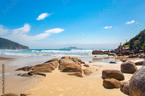 lindas rochas da Praia Brava Florianopolis Santa Catarina Brasil Florianópolis