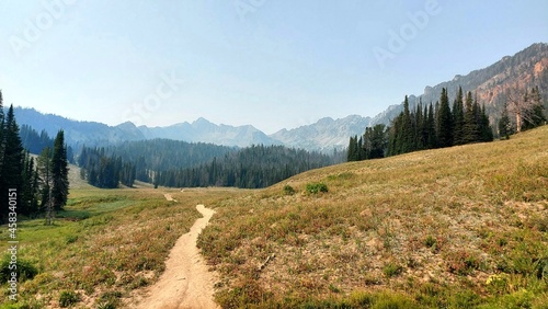 landscape in the mountains montana big sky