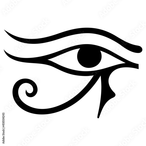 The ancient Egyptian symbol of the sun is the right eye of the god Horus. A mystical protective amulet of the Pharaohs. A sign symbolizing masculine strength.