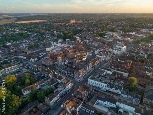 St Albans City UK in the Early Morning