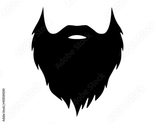 Beard vector file | Editable any changes can be possible