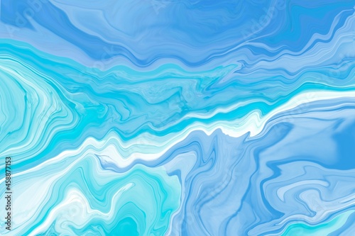 Abstract in blue water background for your social media covers. Wallpaper for artworks.