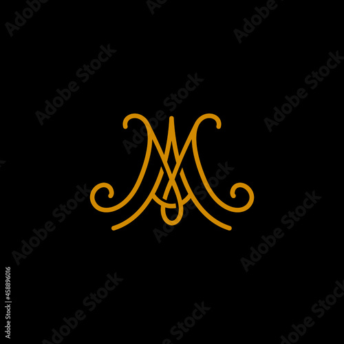 MA Line Logo Simple Design