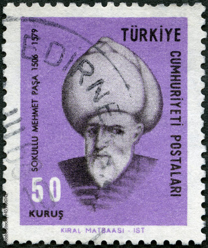 TURKEY - 1974: shows Sokollu Mehmed Pasha (1506-1579), 1974