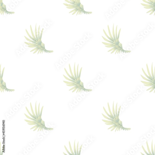 Wide wing pattern seamless background texture repeat wallpaper geometric vector