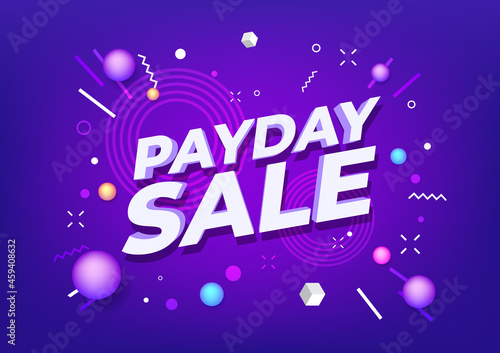 Payday sale special offers banner.