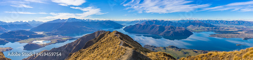 Roy's Peak Mountain Lake Wanaka New Zealand Panorama