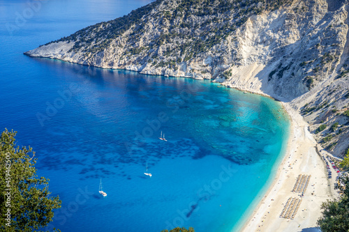 Myrtos Beach at Kefalonia Island (Greece)