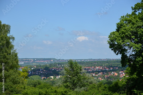 Panorama von Weimar im Ilm Tal, Thüringen