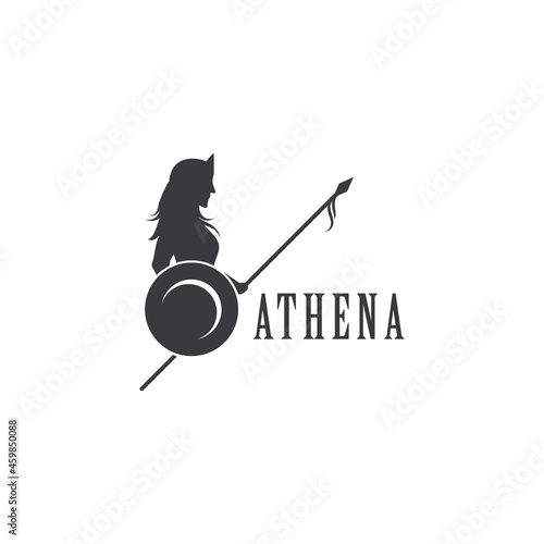 Silhouette of athena