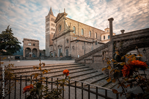 Pope Palace and Cathedral complex in the medieval town of Viterbo