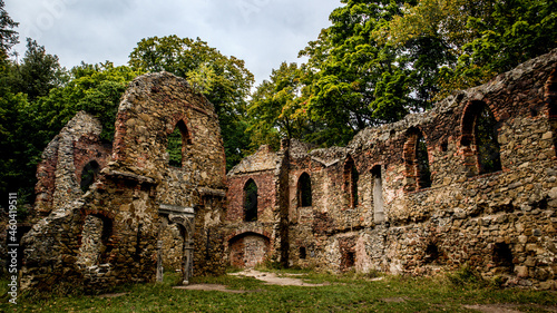 ruins of the old castle of Ksiaz
