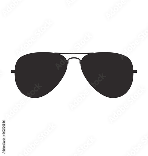 cool aviator sunglasses silhouette