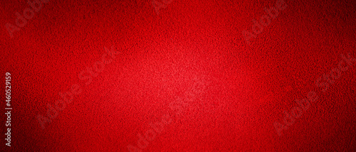 Red background natural suede with a dark edge and a light center. Horizontal web banner.
