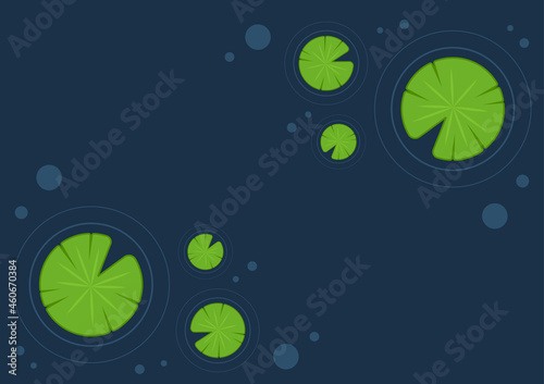 Lily pad pattern. wallpaper. free space for text. background. poster.