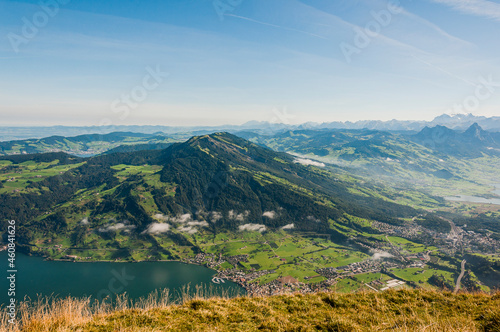 Rigi, Zugersee, Zug, Art, Arth-Goldau, Bergbahnen, Wanderweg, Zugerberg, Aussichtspunkt, Walchwil, Immensee, Zentralschweiz, Alpen, Sommer, Schweiz