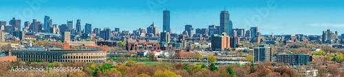 Panoramic view of Boston, Massachusetts, USA