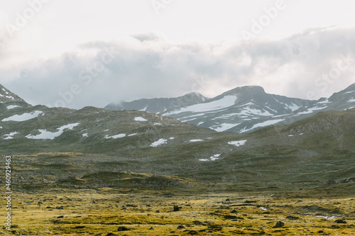 Beautiful landscape in Jotunheimen National Park in Norway