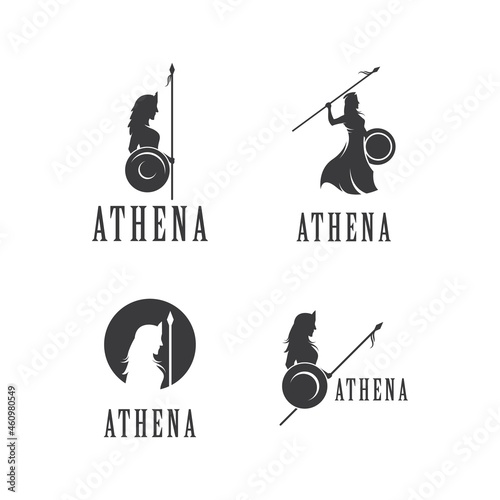 Silhouette of athena