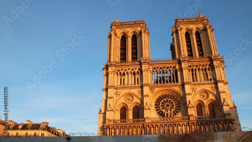 notre-dame cathedral in paris (france) 