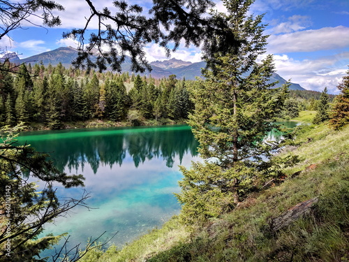 Valley of the Five Lakes in Jasper National Park, Alberta, Canada.