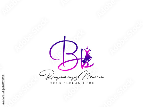 Colorful BB Logo, Fashion bb b b Logo Letter Design For Clothing, Apparel Fashion Shop