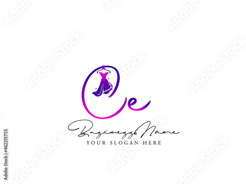 Colorful CE Logo, Fashion ce c e Logo Letter Design For Clothing, Apparel Fashion Shop