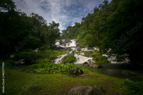 Khlong Nam Lai waterfall in Klong Lan national park at Kamphaeng Phet, Thailand
