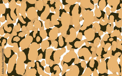 Abstract modern leopard seamless pattern. Animals trendy background. Beige decorative vector stock illustration for print, card, postcard, fabric, textile. Modern ornament of stylized skin