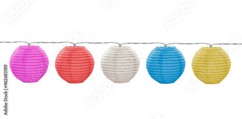 colorful paper lanterns