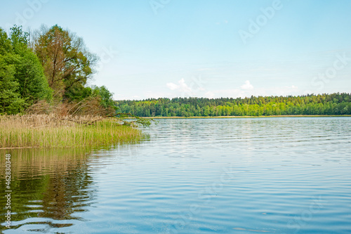 gołdap jezioro molo mostek park ogród